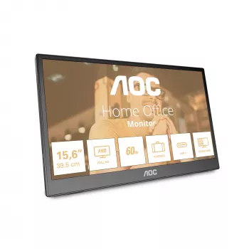 AOC 16T3EA prenosný TV/monitor čierny 39,6 cm (15,6