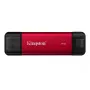 Externý SSD Kingston 1 TB Dual USB-A/USB-C Portable SSD — USB 3.2 Gen 2, čítanie 1050 MB/s, zápis 950 MB/s, čierna/červená