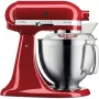 Kuchynský robot KITCHENAID Artisan 5KSM185PS, 4,8 L nerezová misa, 300 W, 10 rýchlostí, červená