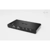 KVM dokovacia stanica i-tec pre 2 hosty HDMI, USB-C host rozhranie, PD 2×100W, 4K@60Hz, 2×USB-A