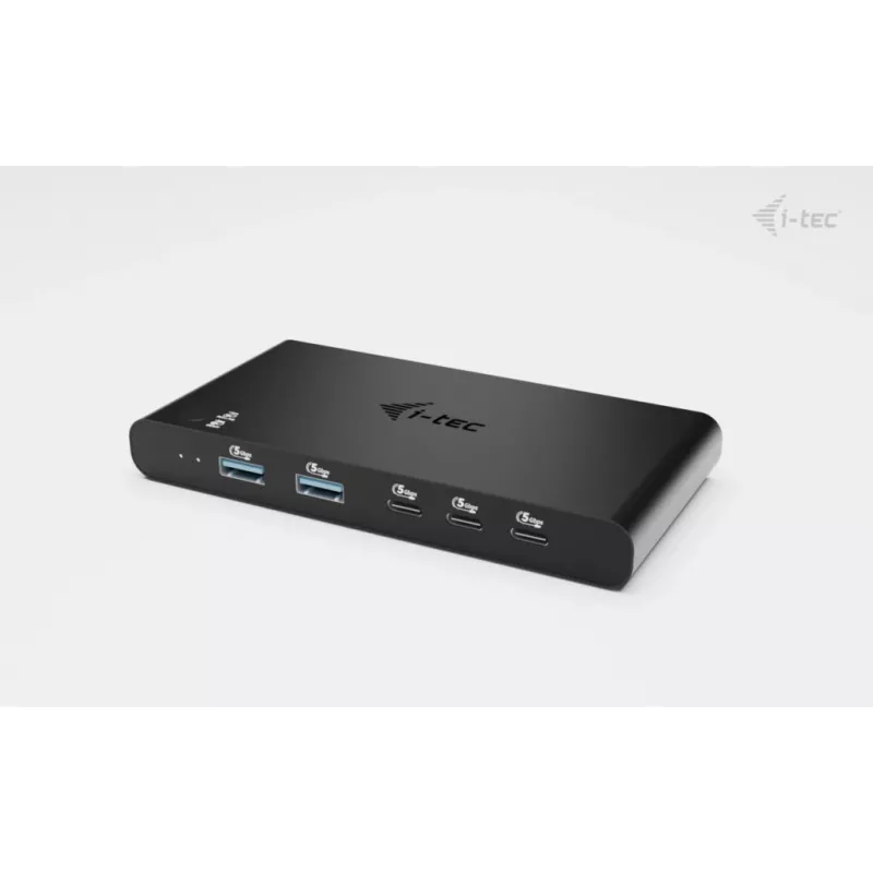 KVM dokovacia stanica i-tec pre 2 hosty HDMI, USB-C host rozhranie, PD 2×100W, 4K@60Hz, 2×USB-A