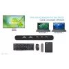 KVM dokovacia stanica i-tec pre 2 hosty HDMI, USB-C host rozhranie, PD 2×100W, 4K@60Hz, 2×USB-A