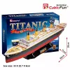 CubicFun T4011H Titanic Big 3D puzzle, 113 dielikov