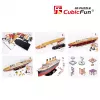 CubicFun T4011H Titanic Big 3D puzzle, 113 dielikov