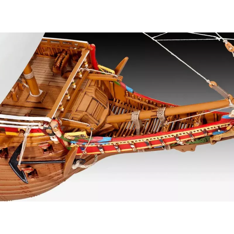 Revell 05414 švédska kráľovská loď VASA stavebnica, 1:150, plast, dĺžka 45,5 cm
