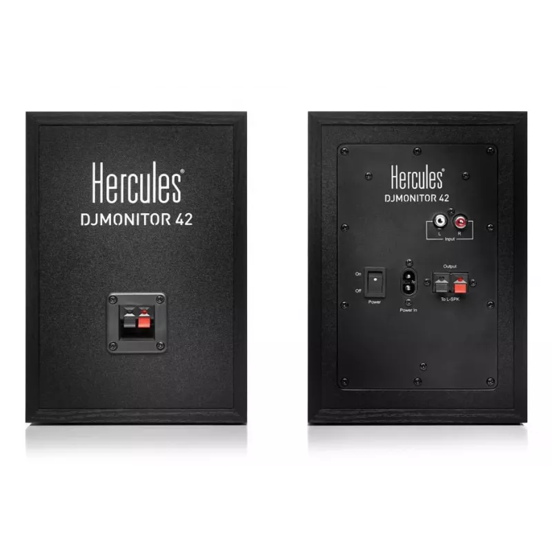 Káblový DJ reproduktor Hercules DJMonitor 42 — 40 W RMS, 60–20000 Hz, čierny