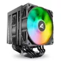 Vzduchový chladič Sharkoon A60 RGB 12 cm 500–1800 ot/min čierny