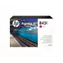 HP 843C 400 ml purpurová PageWide XL atramentová kazeta – pigmentový atrament