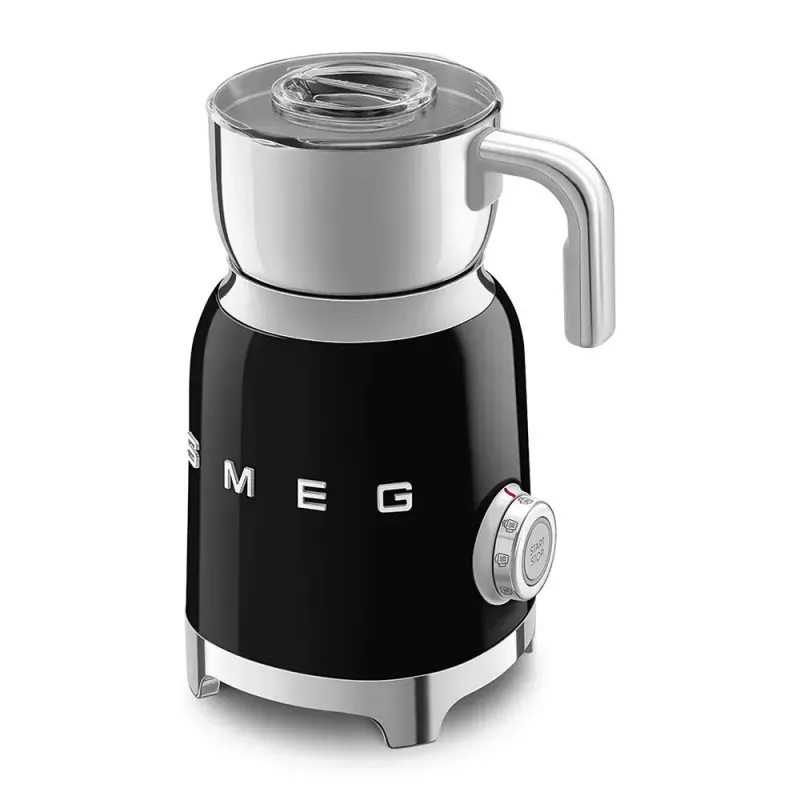 Šľahač mlieka/zohrievač mlieka Smeg MFF11BLEU automatický čierny 500W