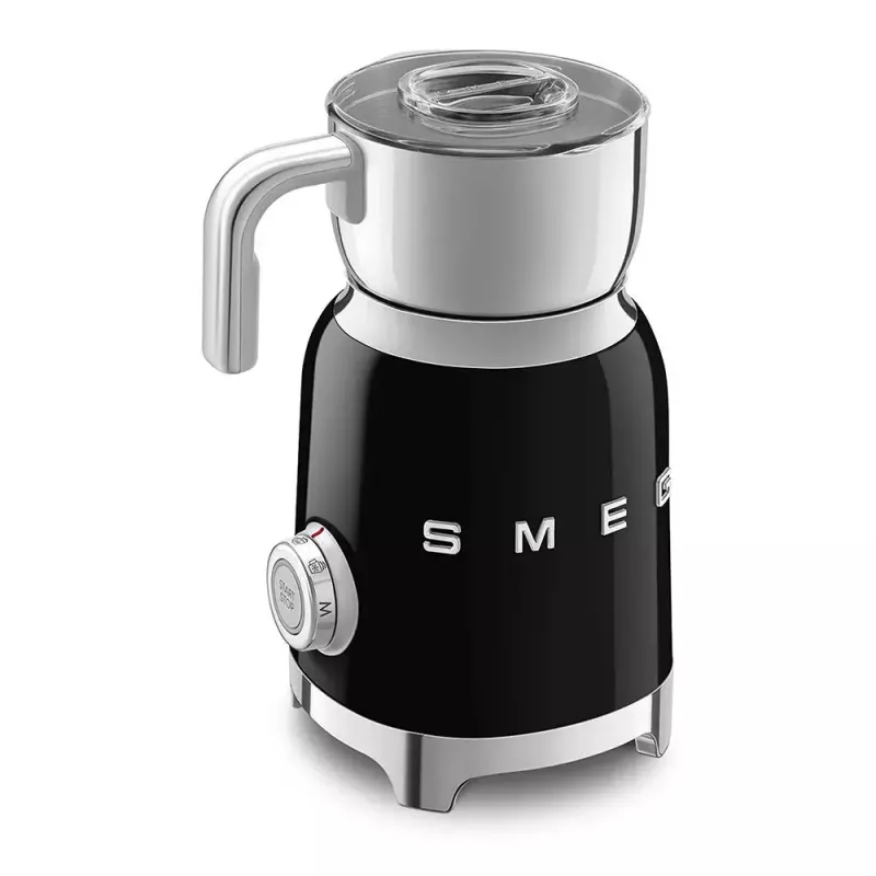 Šľahač mlieka/zohrievač mlieka Smeg MFF11BLEU automatický čierny 500W