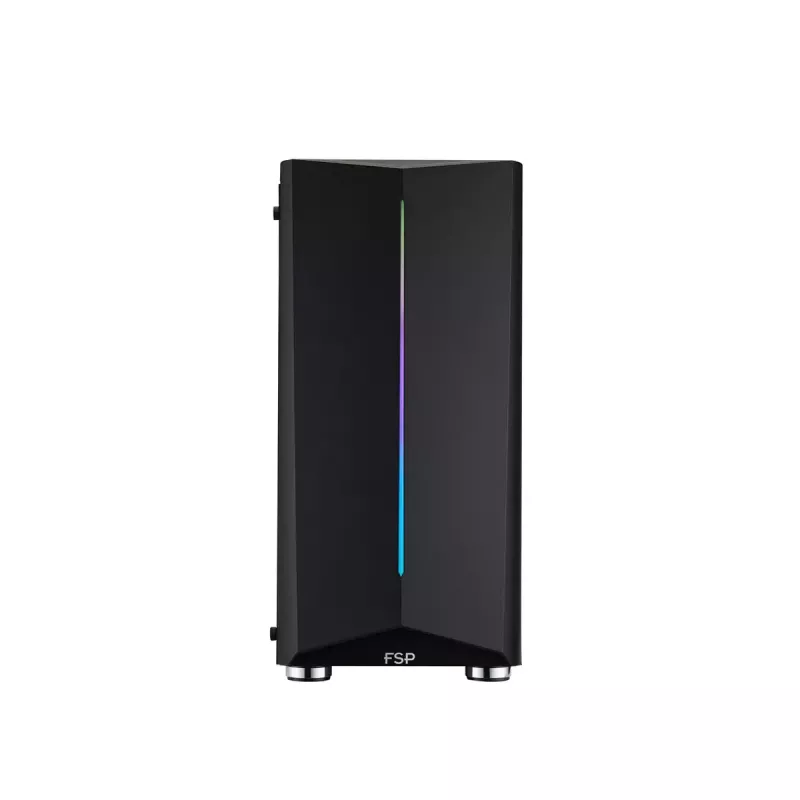 FSP CMT151 počítačová skriňa Midi Tower, čierna