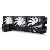 Sada kvapalinového chladenia Alphacool Pro Aurora 420 CPU AIO 14 cm čierna biela