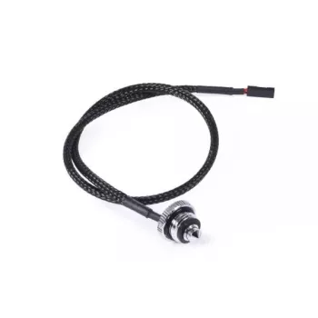 Teplotný senzor Alphacool 17597 mosadz čierny chróm 18mm 17mm