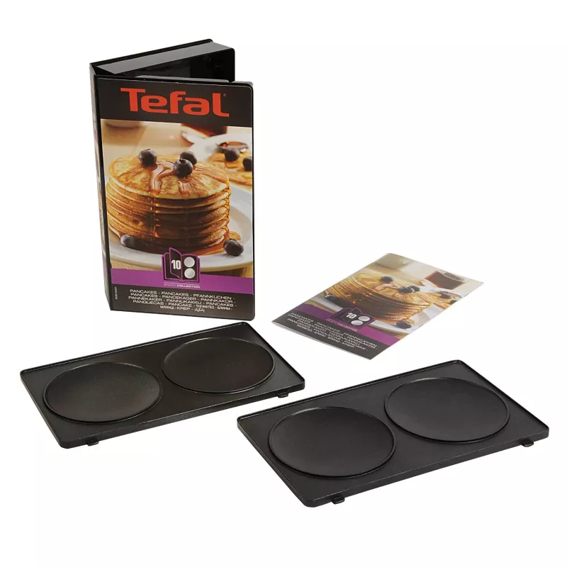 Tefal XA801012 platne na palacinky pre sendvičovač SW852, čierne