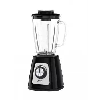 Stolný mixér Tefal BL4358 – 800 W, 1,25 l sklenená nádoba, drvenie ľadu, čierna/brúsená oceľ