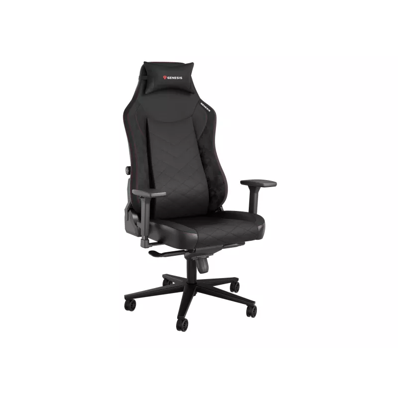 Čalúnená stolička GENESIS NITRO 890 G2 čalúnené operadlo čierna výška 127-134 cm
