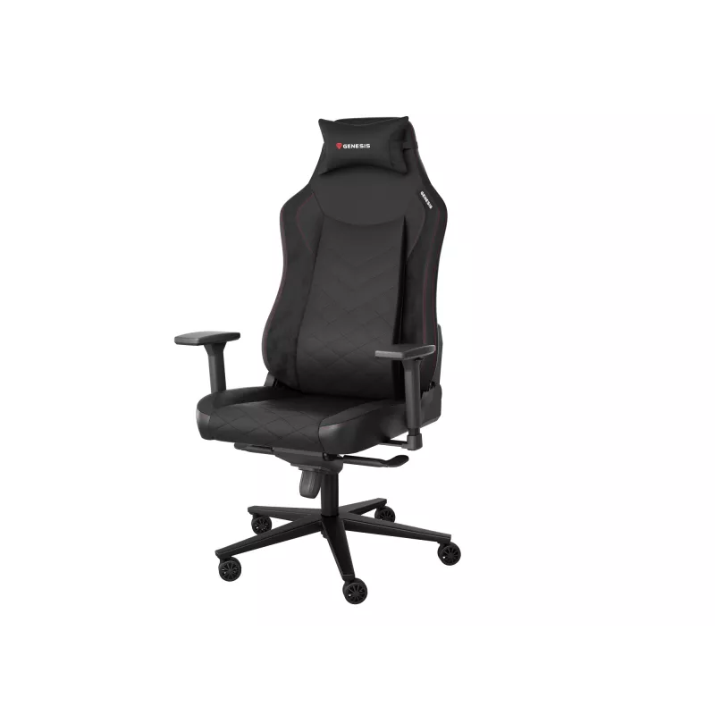 Čalúnená stolička GENESIS NITRO 890 G2 čalúnené operadlo čierna výška 127-134 cm