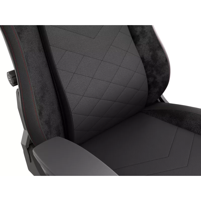 Čalúnená stolička GENESIS NITRO 890 G2 čalúnené operadlo čierna výška 127-134 cm
