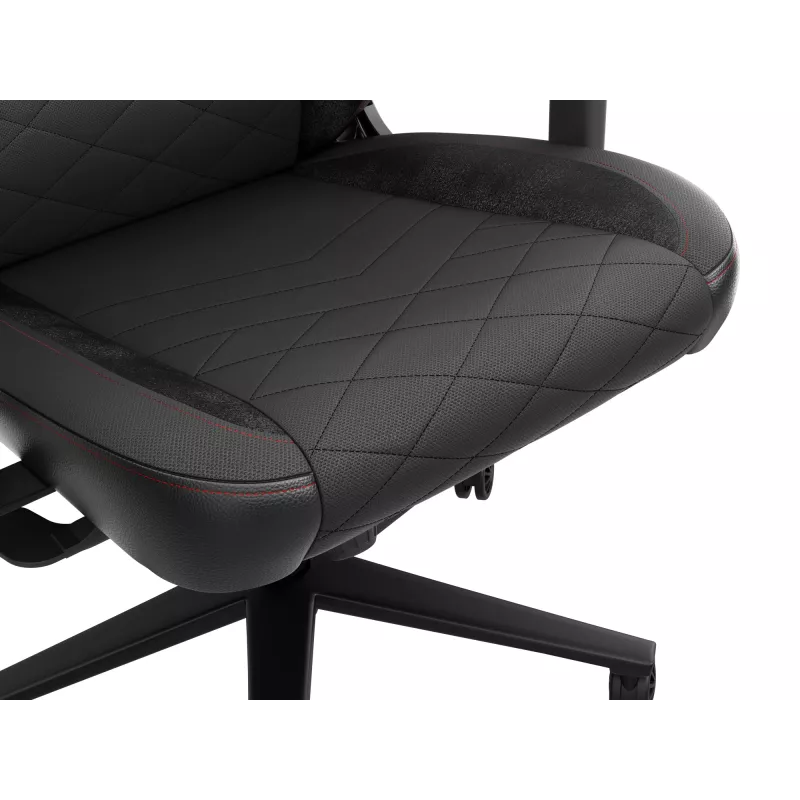 Čalúnená stolička GENESIS NITRO 890 G2 čalúnené operadlo čierna výška 127-134 cm