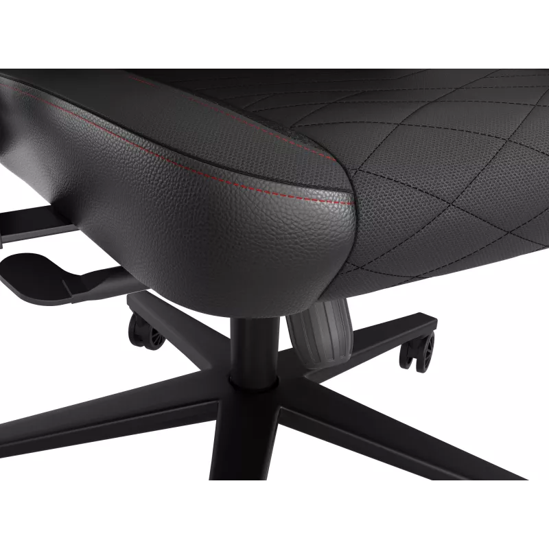 Čalúnená stolička GENESIS NITRO 890 G2 čalúnené operadlo čierna výška 127-134 cm