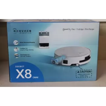 Robotický vysávač Ecovacs DEEBOT X8 OMNI (POŠKODENÝ OBAL, POUŽITÝ, ZNEČISTENÝ, ŠKRABANCE)