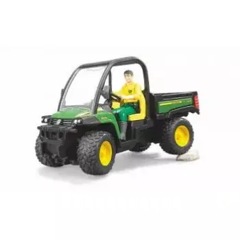 Hračkárske vozidlo BRUDER John Deere Gator XUV 855D s vodičom