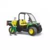Hračkárske vozidlo BRUDER John Deere Gator XUV 855D s vodičom