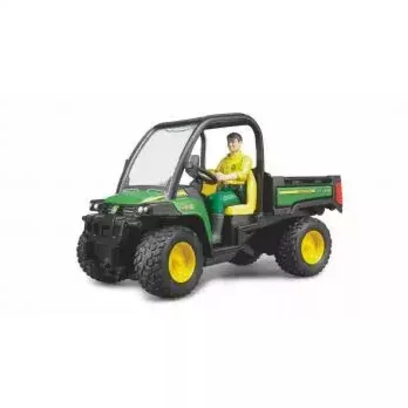 Hračkárske vozidlo BRUDER John Deere Gator XUV 855D s vodičom
