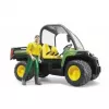 Hračkárske vozidlo BRUDER John Deere Gator XUV 855D s vodičom