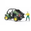 Hračkárske vozidlo BRUDER John Deere Gator XUV 855D s vodičom