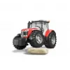 Hračkársky traktor BRUDER Massey Ferguson 7624