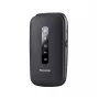 Panasonic KX-TU550 EXB mobilný telefón pre seniorov, 4G, véčkový, 2,8 palca, čierny