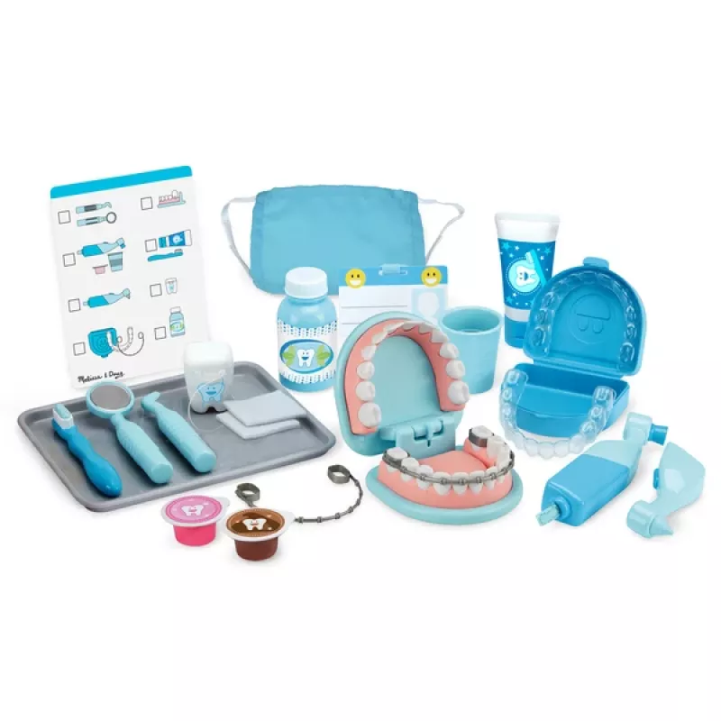 Hračkárska zubárska sada Spinmaster Melissa & Doug Super Smile Dentist, vhodná od 3 rokov, viacfarebná