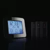 Hama „EWS-Trio“ meteorologická stanica, s tromi senzormi, čierna