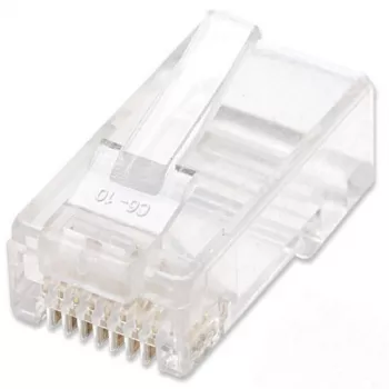 Techly IWP-JAR-C5RTY drôtový spoj RJ45 priehľadný