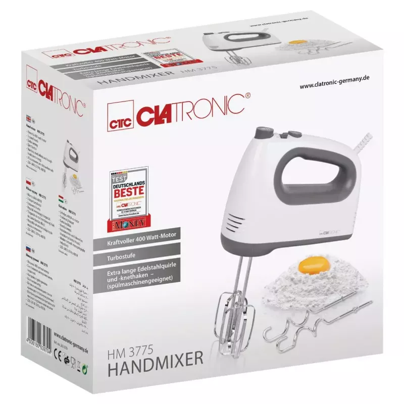 Ručný mixér Clatronic HM 3775 sivý biely