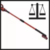 Nástroj na čistenie okien Einhell BRILLIANTO 1200 mm čierny červený