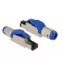 Drôtový konektor RJ-45 DeLOCK 86487 modrý strieborný