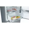 Bosch Serie 6 KGE39AICA chladnička s mrazničkou, voľne stojaca, 343 l (249 l + 94 l), 201 cm, energetická trieda C, nehrdzavejúca oceľ