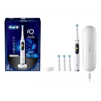 Elektrická zubná kefka Oral‑B iO Series 9 Luxe Edition — White Alabaster