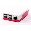 Raspberry Pi RB-CaseP4+06W oficiálna skrinka pre Raspberry Pi 4B, ABS plast, červená/biela