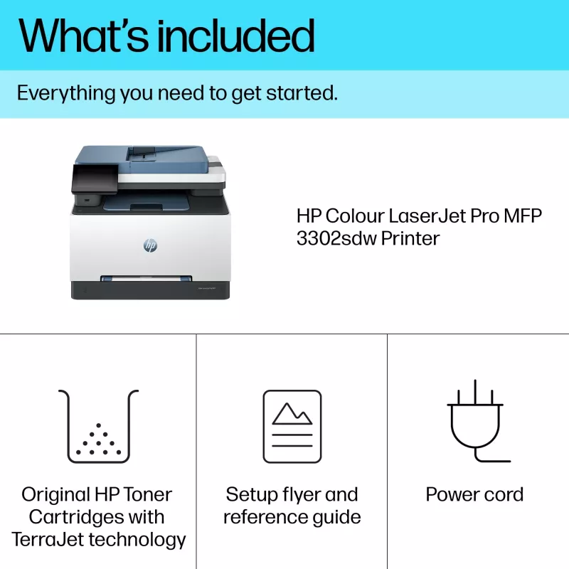 Multifunkčná tlačiareň HP Color LaserJet Pro MFP 3302sdw laserová tlač farebná