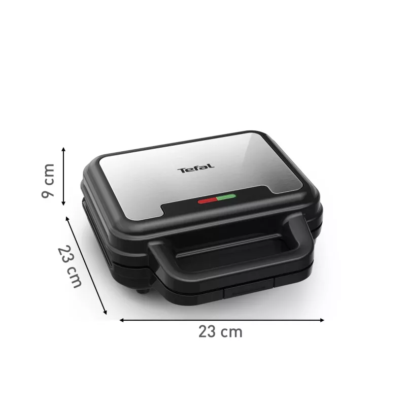 Sendvičovač Tefal SW383D10 700 W čierny, nerez
