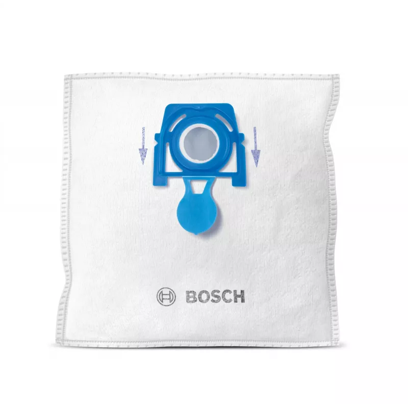 Vrecká na prach pre podlahový vysávač Bosch BBZWD4BAG, biele, balenie 4 kusy