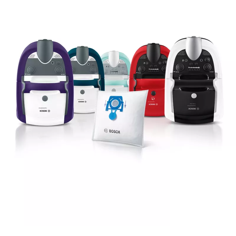 Vrecká na prach pre podlahový vysávač Bosch BBZWD4BAG, biele, balenie 4 kusy