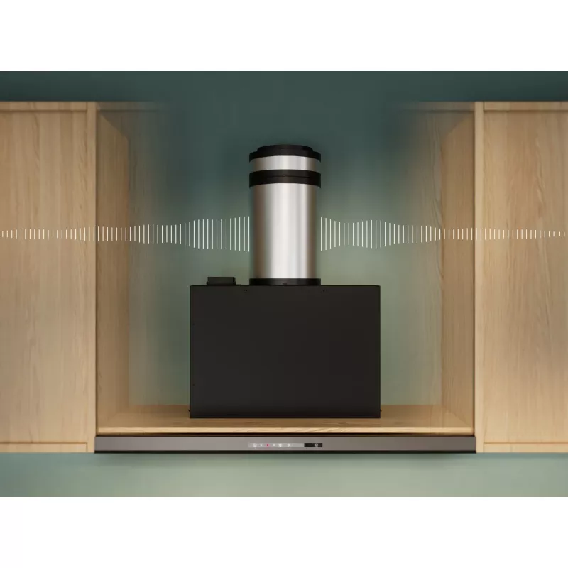 Predlžovacia rúra pre digestor Electrolux M8CKSL28 čierna nerezová oceľ, Ø193 mm × H295 mm