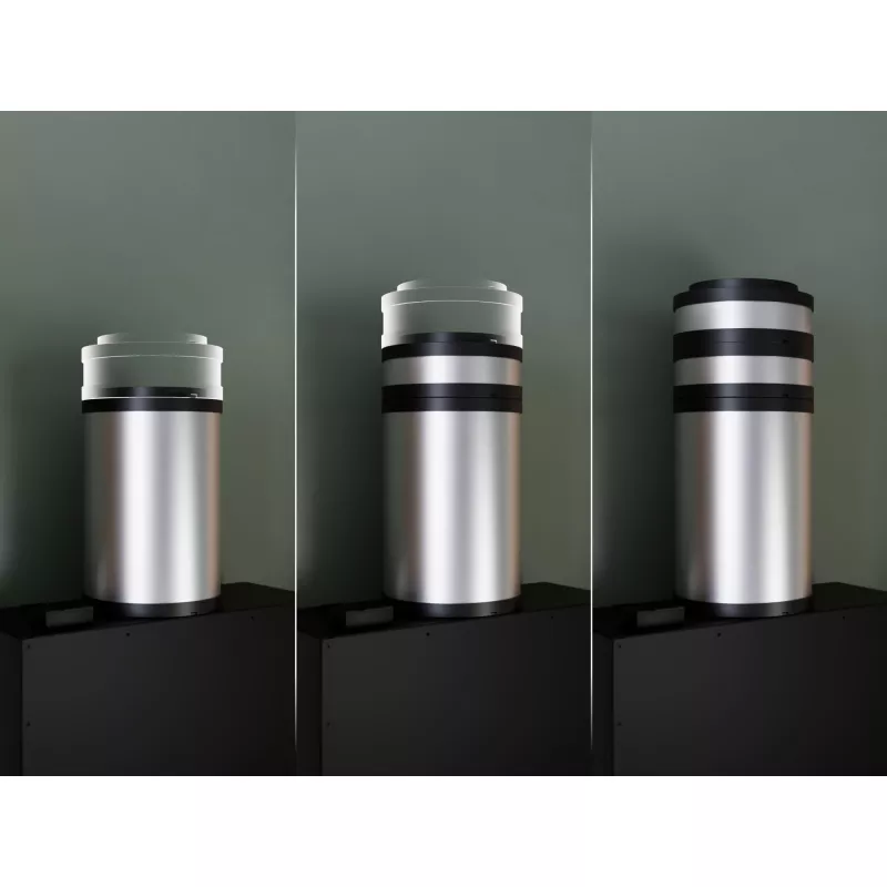 Predlžovacia rúra pre digestor Electrolux M8CKSL28 čierna nerezová oceľ, Ø193 mm × H295 mm