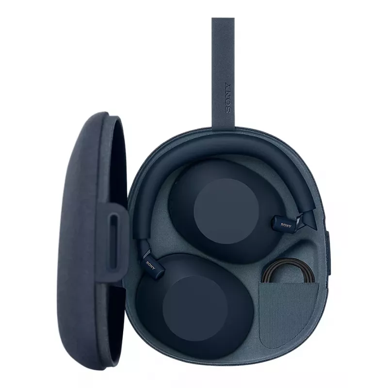 Sony WH-1000XM6 WH1000XM6L.CE7 slúchadlá cez uši s mikrofónom, káblové a bezdrôtové, Bluetooth, USB-C, aktívne potláčanie hluku, Hi-Res, LDAC, 4–40 000 Hz, modré