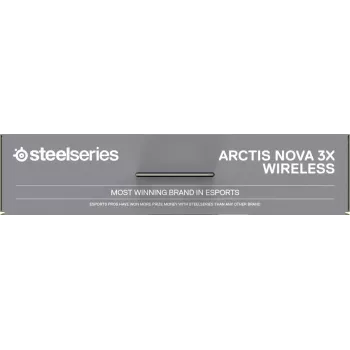 Headset STEELSERIES Arctis Nova 3X Wireless — binaurálny náhlavný set, Bluetooth 5.3, 2,4 GHz RF, 40 h batéria, USB-C