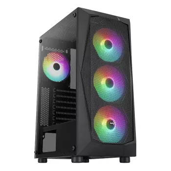 PC skriňa Aerocool Falcon ARGB Midi Tower čierna